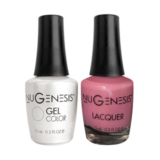  Nugenesis Gel Nail Polish Duo - 057 Pink, Glitter Colors - Pink-a-palooza by NuGenesis sold by DTK Nail Supply