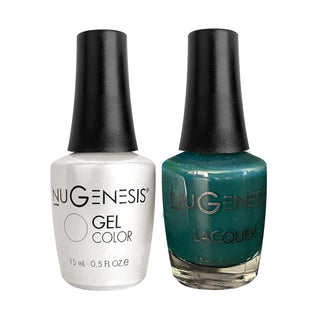  Nugenesis Gel Nail Polish Duo - 067 Green Colors - Poison Ivy by NuGenesis sold by DTK Nail Supply