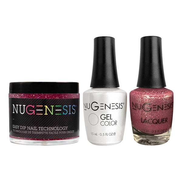  NU 3 in 1 - 069 Purple Haze - Dip, Gel & Lacquer Matching by NuGenesis sold by DTK Nail Supply