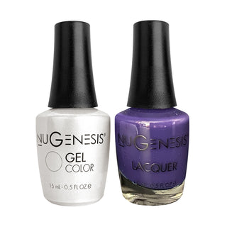  Nugenesis Gel Nail Polish Duo - 072 Purple, Blue Colors - Mauve-llous by NuGenesis sold by DTK Nail Supply