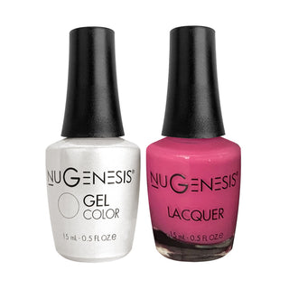  Nugenesis Gel Nail Polish Duo - 076 Pink Colors - Pink Panther by NuGenesis sold by DTK Nail Supply