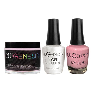  NU 3 in 1 - 077 Quiet time - Dip, Gel & Lacquer Matching by NuGenesis sold by DTK Nail Supply