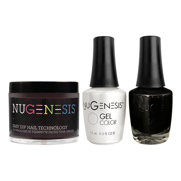  NU 3 in 1 - 086 Deep Purple - Dip, Gel & Lacquer Matching by NuGenesis sold by DTK Nail Supply