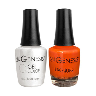  Nugenesis Gel Nail Polish Duo - 089 Orange Colors - Wowzers by NuGenesis sold by DTK Nail Supply
