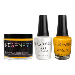  NU 3 in 1 - 095 Sunflower - Dip, Gel & Lacquer Matching by NuGenesis sold by DTK Nail Supply