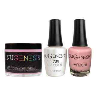  NU 3 in 1 - 098 Pink Popcom - Dip, Gel & Lacquer Matching by NuGenesis sold by DTK Nail Supply