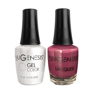  Nugenesis Gel Nail Polish Duo - 099 Purple Colors - Crazy love by NuGenesis sold by DTK Nail Supply