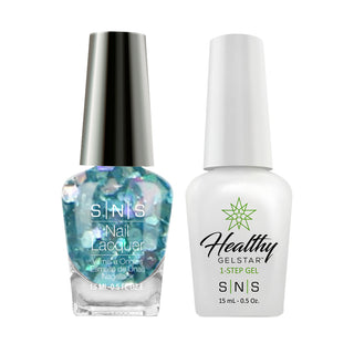  SNS Gel Nail Polish Duo - NV01 Meadowood Posh - Turquoise Colors by SNS sold by DTK Nail Supply