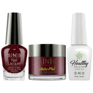  SNS 3 in 1 - NV05 Cabernet Mud Masque - Dip, Gel & Lacquer Matching by SNS sold by DTK Nail Supply
