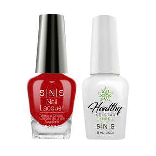  SNS Gel Nail Polish Duo - NV10 Redwood Marvel - Red Colors by SNS sold by DTK Nail Supply