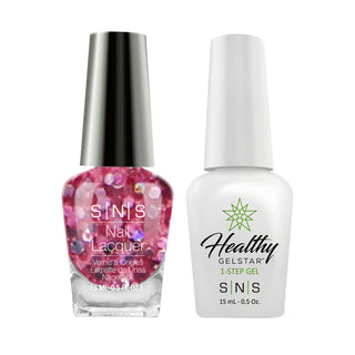  SNS Gel Nail Polish Duo - NV16 Slipping Under The Stars - Pink Colors by SNS sold by DTK Nail Supply