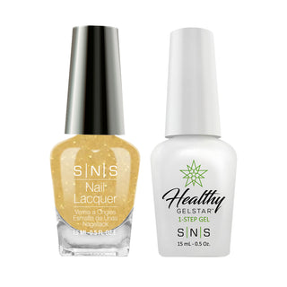  SNS Gel Nail Polish Duo - NV20 Golden Swaths - Yellow Colors by SNS sold by DTK Nail Supply