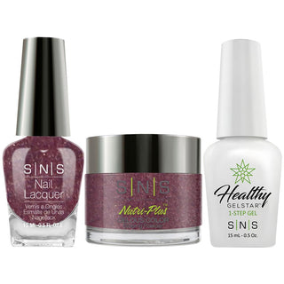  SNS 3 in 1 - NV22 Vineyard Secret - Dip, Gel & Lacquer Matching by SNS sold by DTK Nail Supply