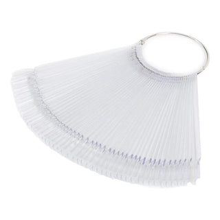  Squared Nail Tips With Metal Ring - Clear - 50 Tips by OTHER sold by DTK Nail Supply