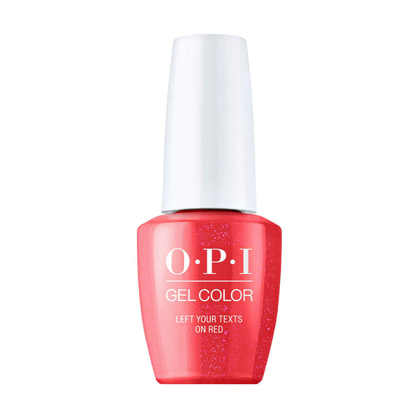 OPI Gel Nail Polish - S10 Left Your Texts On Red by OPI sold by DTK Nail Supply