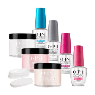  OPI Pink & White Dipping Powder Trio Kit 1: S86, L00, P61, Molding, 4 Essentials by OPI sold by DTK Nail Supply