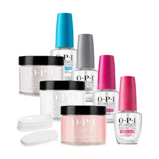  OPI Pink & White Dipping Powder Trio Kit 2: H22, 003, H19, Molding, 4 Essentials by OPI sold by DTK Nail Supply