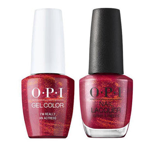  OPI Gel Nail Polish Duo - H010 I’m Really an Actress - Red Colors by OPI sold by DTK Nail Supply
