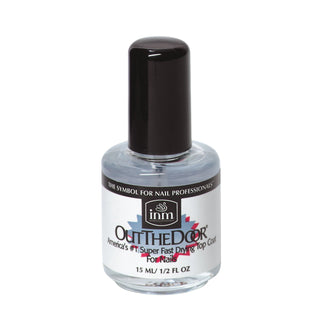  Out The Door Fast Drying Top Coat - 0.5oz by INM sold by DTK Nail Supply