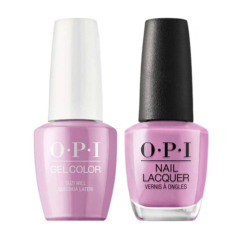  OPI Gel Nail Polish Duo - P31 Suzi Will Quechua Later! by OPI sold by DTK Nail Supply