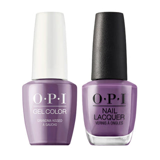  OPI Gel Nail Polish Duo - P35 Grandma Kissed A Gaucho - Purple Colors by OPI sold by DTK Nail Supply