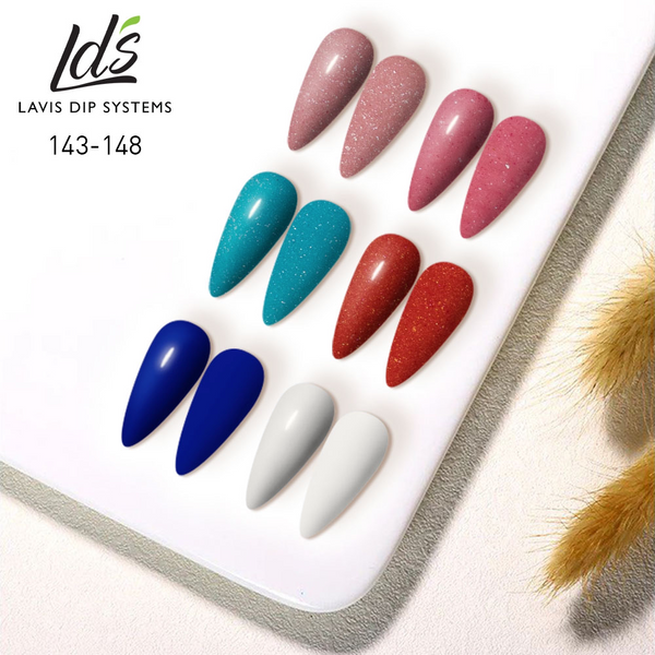  LDS Healthy Nail Lacquer Set (6 colors): 143 to 148 by LDS sold by DTK Nail Supply