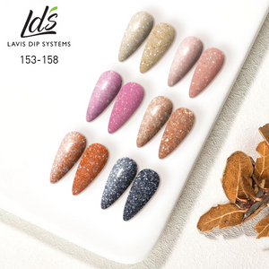 LDS Healthy Nail Lacquer Set (6 colors): 153 to 158 by LDS sold by DTK Nail Supply