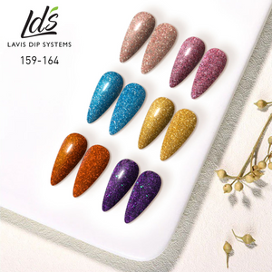  LDS Hema Free Gel Polish Set (6 colors): 159 to 164 by LDS sold by DTK Nail Supply