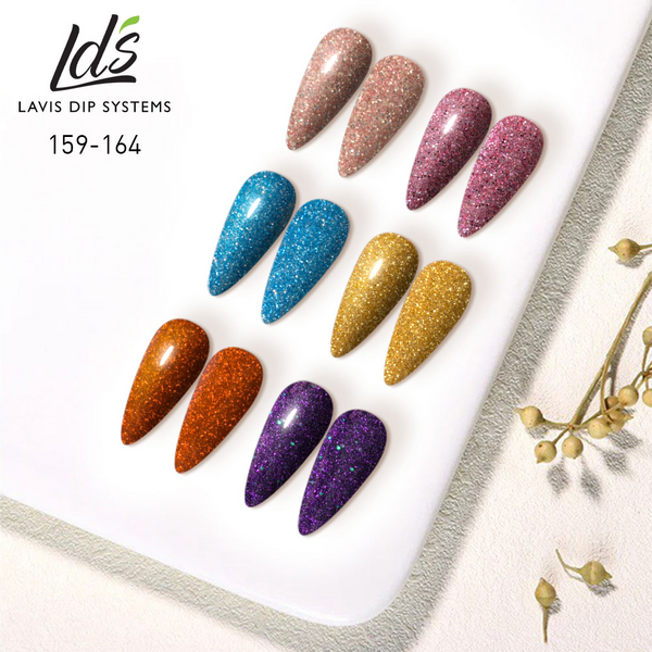  LDS Hema Free Gel Polish Set (6 colors): 159 to 164 by LDS sold by DTK Nail Supply