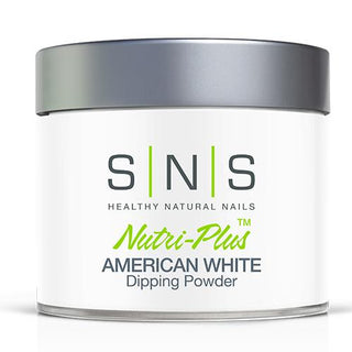  SNS American White Dipping Powder Pink & White - 4 oz by SNS sold by DTK Nail Supply
