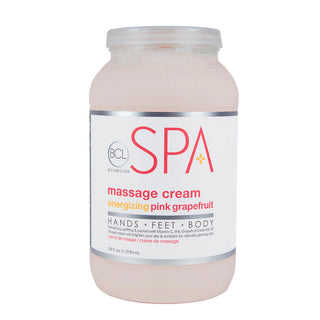 BCL Spa Massage Cream - Pink Grapefruit - 1 gallon