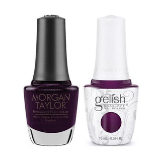  Gelish GE 866 - Plum And Done - Gelish & Morgan Taylor Combo 0.5 oz by Gelish sold by DTK Nail Supply