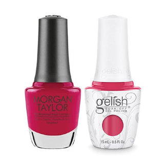  Gelish GE 022 - Pretter In Pink - Gelish & Morgan Taylor Combo 0.5 oz by Gelish sold by DTK Nail Supply