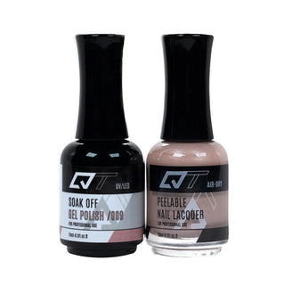  QT 009 - QT Gel Polish & Matching Nail Lacquer Duo Set - 0.5oz by QT sold by DTK Nail Supply