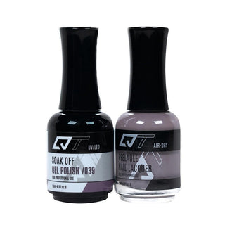  QT 039 - QT Gel Polish & Matching Nail Lacquer Duo Set - 0.5oz by QT sold by DTK Nail Supply