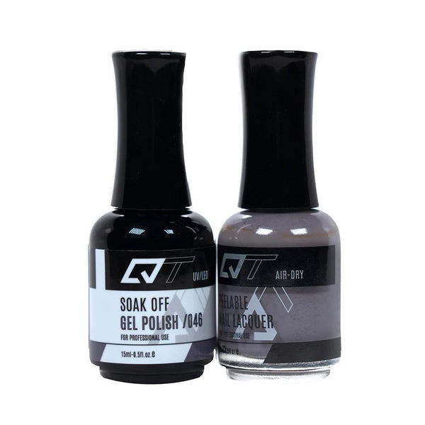  QT 046 - QT Gel Polish & Matching Nail Lacquer Duo Set - 0.5oz by QT sold by DTK Nail Supply