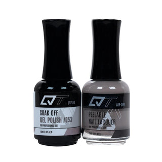  QT 053 - QT Gel Polish & Matching Nail Lacquer Duo Set - 0.5oz by QT sold by DTK Nail Supply