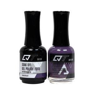  QT 069 - QT Gel Polish & Matching Nail Lacquer Duo Set - 0.5oz by QT sold by DTK Nail Supply
