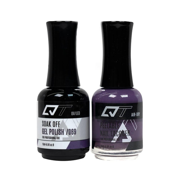  QT 069 - QT Gel Polish & Matching Nail Lacquer Duo Set - 0.5oz by QT sold by DTK Nail Supply