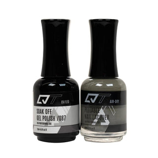  QT 087 - QT Gel Polish & Matching Nail Lacquer Duo Set - 0.5oz by QT sold by DTK Nail Supply