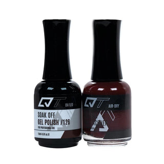  QT 126 - QT Gel Polish & Matching Nail Lacquer Duo Set - 0.5oz by QT sold by DTK Nail Supply
