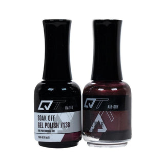  QT 138 - QT Gel Polish & Matching Nail Lacquer Duo Set - 0.5oz by QT sold by DTK Nail Supply