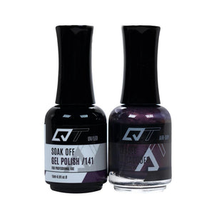  QT 141 - QT Gel Polish & Matching Nail Lacquer Duo Set - 0.5oz by QT sold by DTK Nail Supply