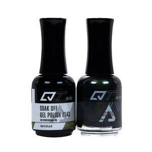  QT 143 - QT Gel Polish & Matching Nail Lacquer Duo Set - 0.5oz by QT sold by DTK Nail Supply