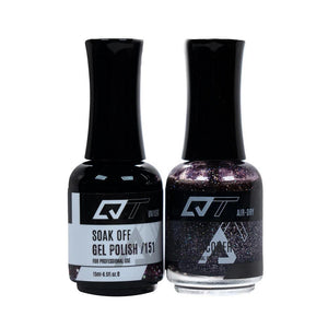  QT 151 - QT Gel Polish & Matching Nail Lacquer Duo Set - 0.5oz by QT sold by DTK Nail Supply