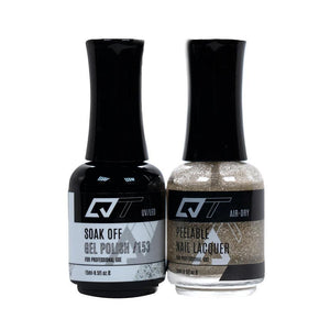  QT 153 - QT Gel Polish & Matching Nail Lacquer Duo Set - 0.5oz by QT sold by DTK Nail Supply