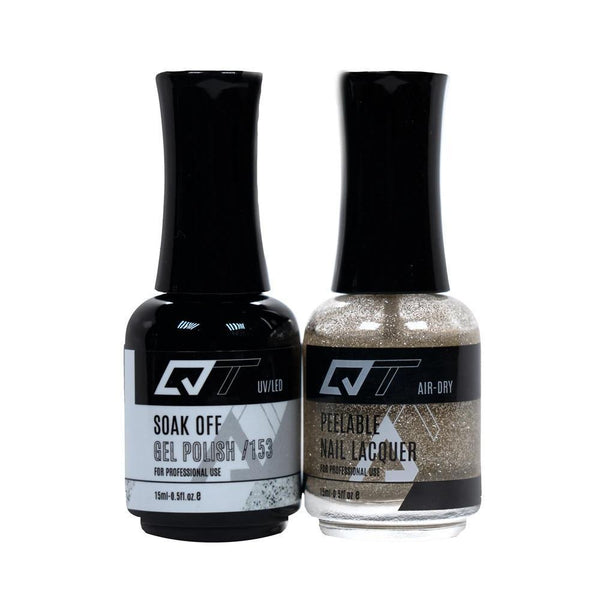  QT 153 - QT Gel Polish & Matching Nail Lacquer Duo Set - 0.5oz by QT sold by DTK Nail Supply