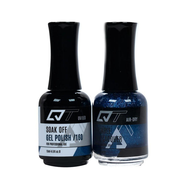  QT 160 - QT Gel Polish & Matching Nail Lacquer Duo Set - 0.5oz by QT sold by DTK Nail Supply