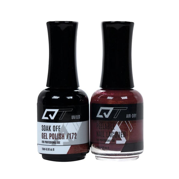  QT 172 - QT Gel Polish & Matching Nail Lacquer Duo Set - 0.5oz by QT sold by DTK Nail Supply