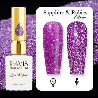 LAVIS Reflective R05 - 36 - Gel Polish 0.5 oz - Glow With The Flow Reflective Collection